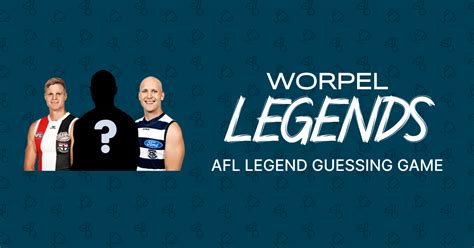 worpel game|afl guessing game.